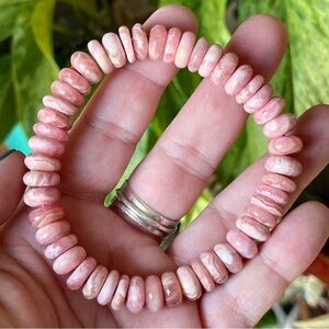 💗Rhodochrosite Loving Connection Crystal Stretch Bracelet💗